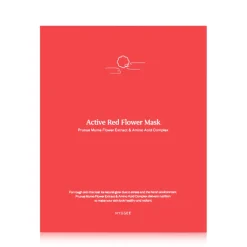 Active Red Flower Mask