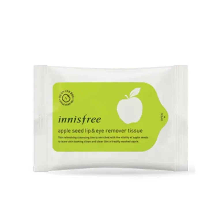Apple Seed Lip and Eye Remover Tissue