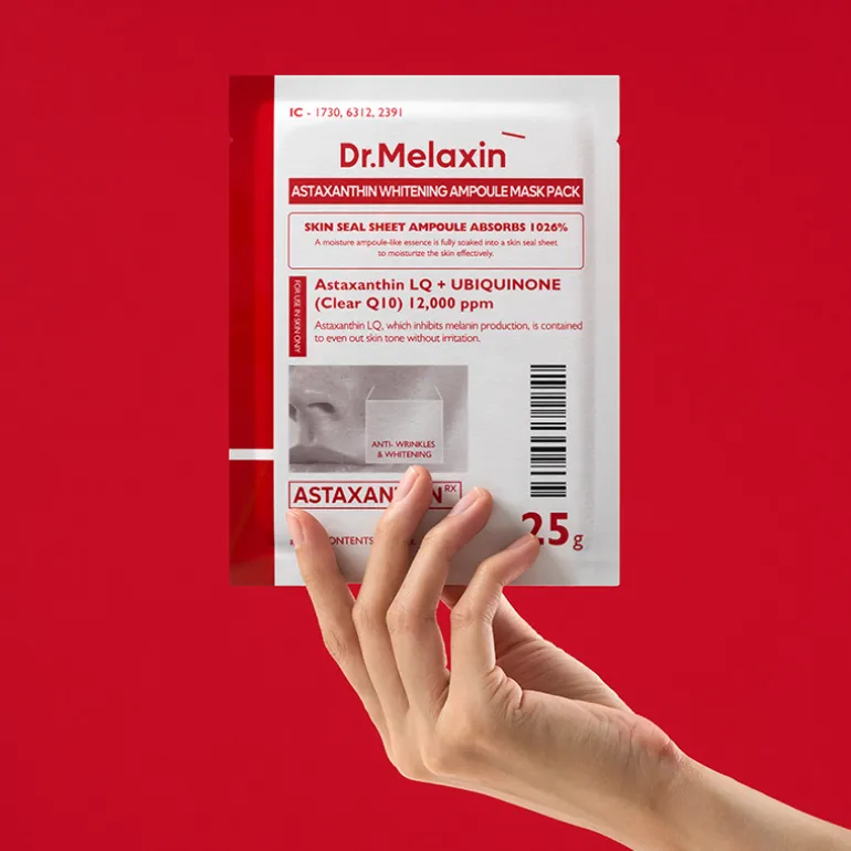 Astaxanthin Whitening Ampoule Mask