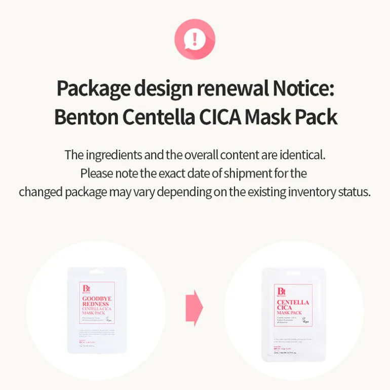 Centella Cica Mask Pack