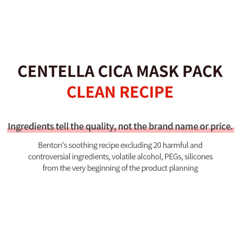 Centella Cica Mask Pack