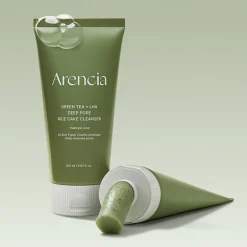 Green Tea + LHA Deep Pore Rice Cake Cleanser