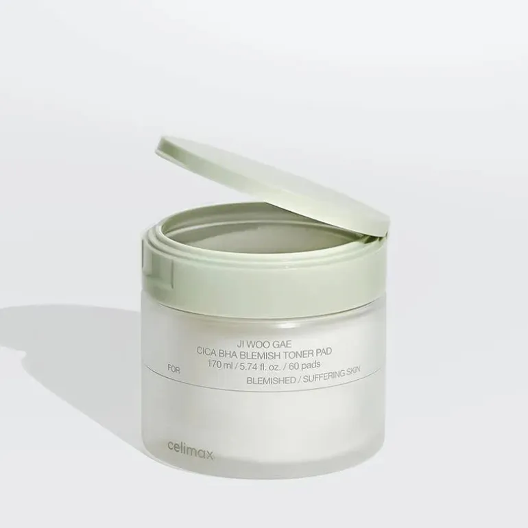 Ji Woo Gae Cica BHA Blemish Toner Pad