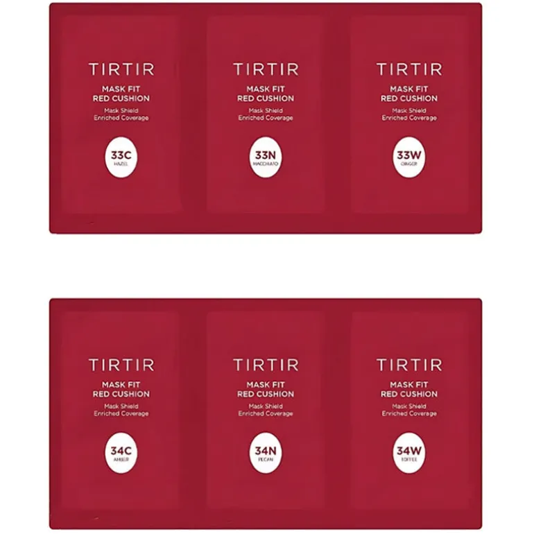 Mask Fit Red Cushion 6 Shade Trial Kit
