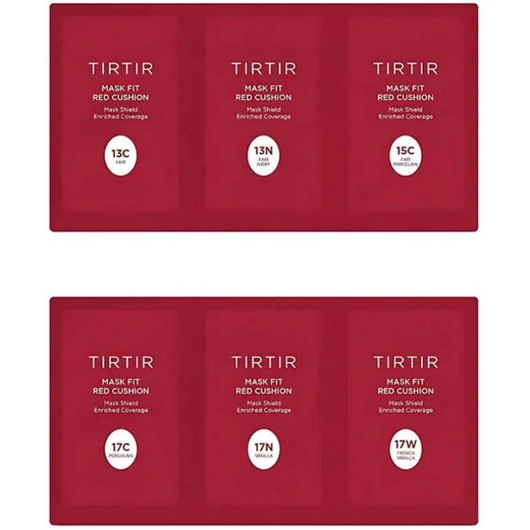 Mask Fit Red Cushion 6 Shade Trial Kit
