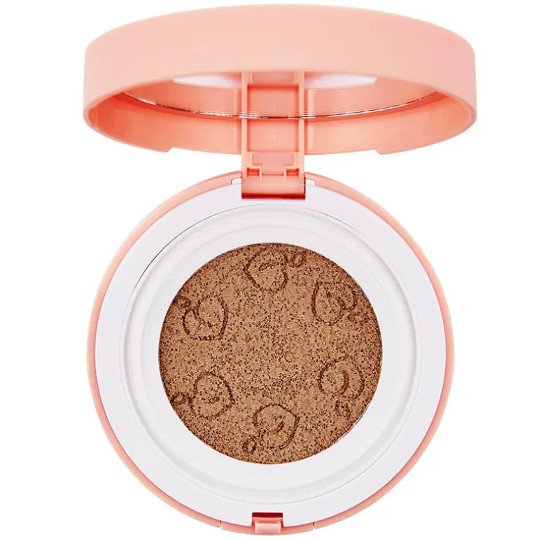 Peach Cover Velvet Cushion
