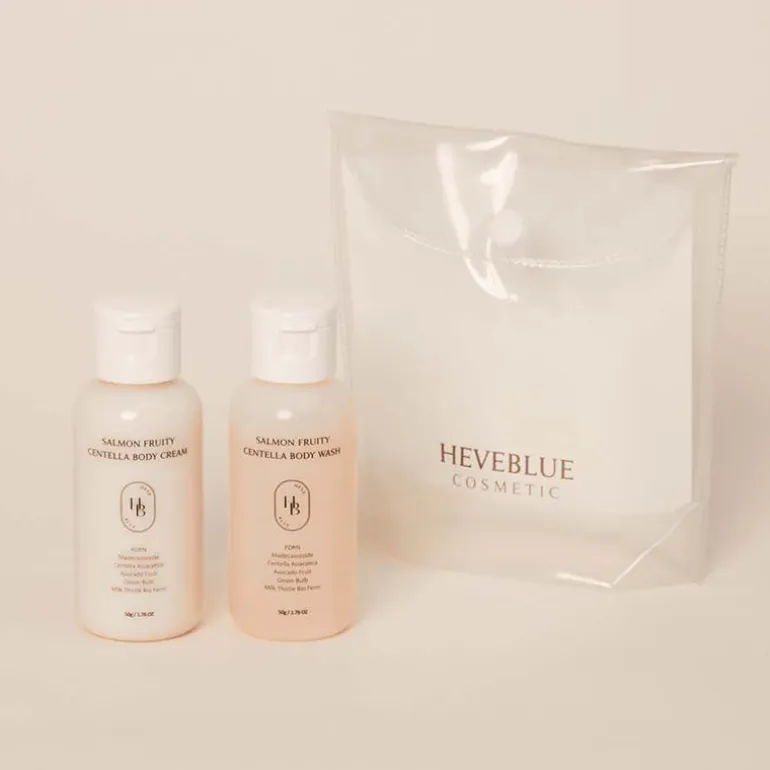 Salmon Fruity Centella Body Travel Kit