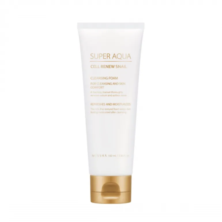 Super Aqua Cell Renew Snail Cleansing Foam