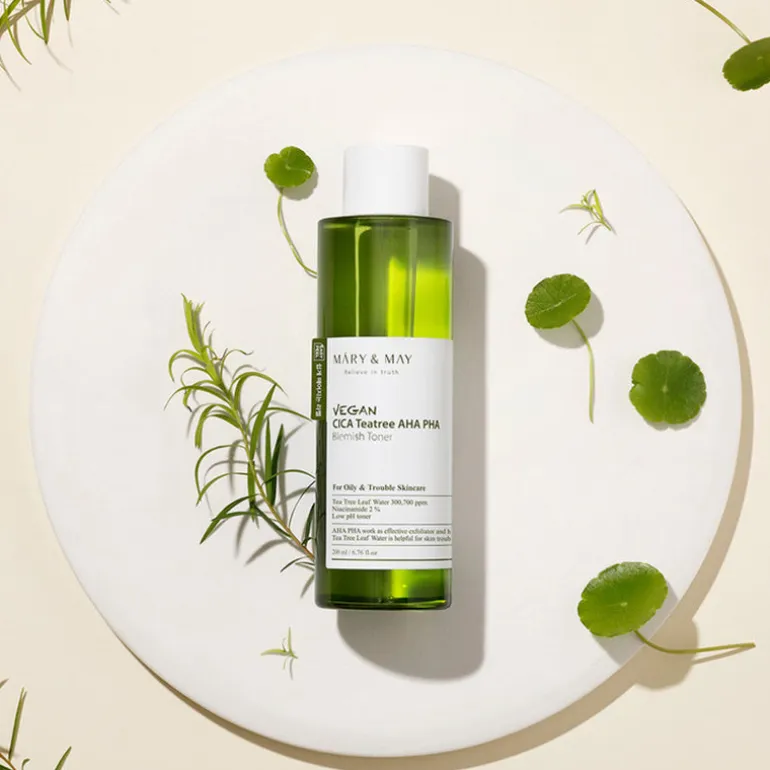 Vegan CICA Tea Tree AHA PHA Toner
